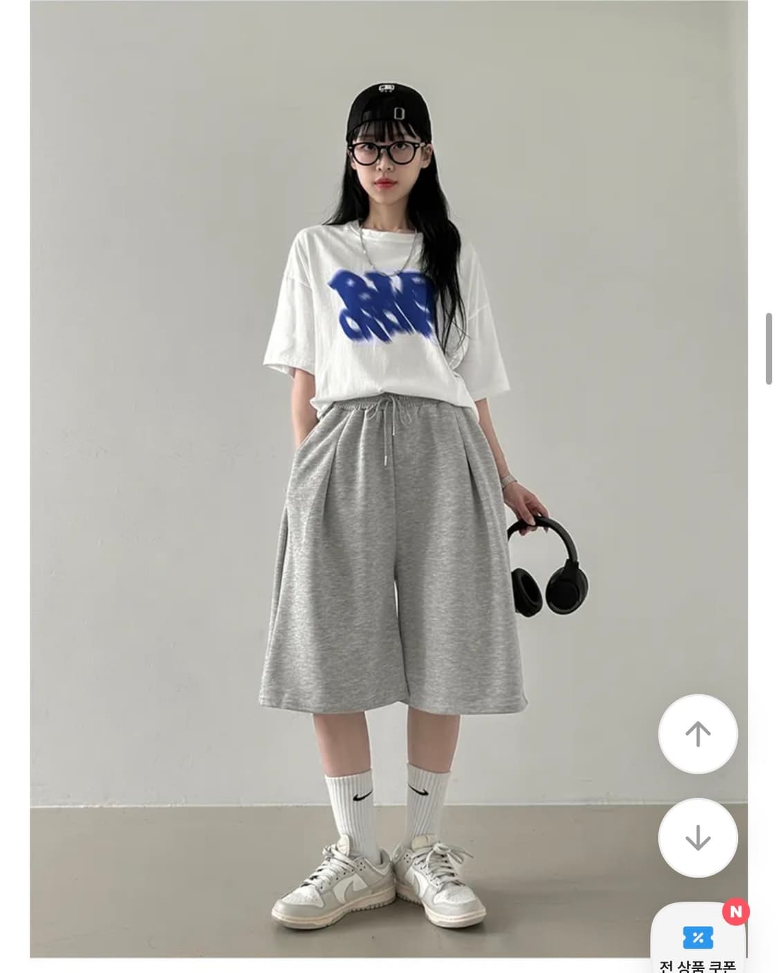 에이블리 버뮤다바지 그레이 상품이미지6