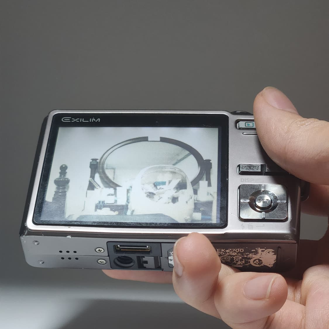 정크품 파격할인❗️카시오 EXILIM EX-Z700 그레이 디지털카메라 상품이미지8