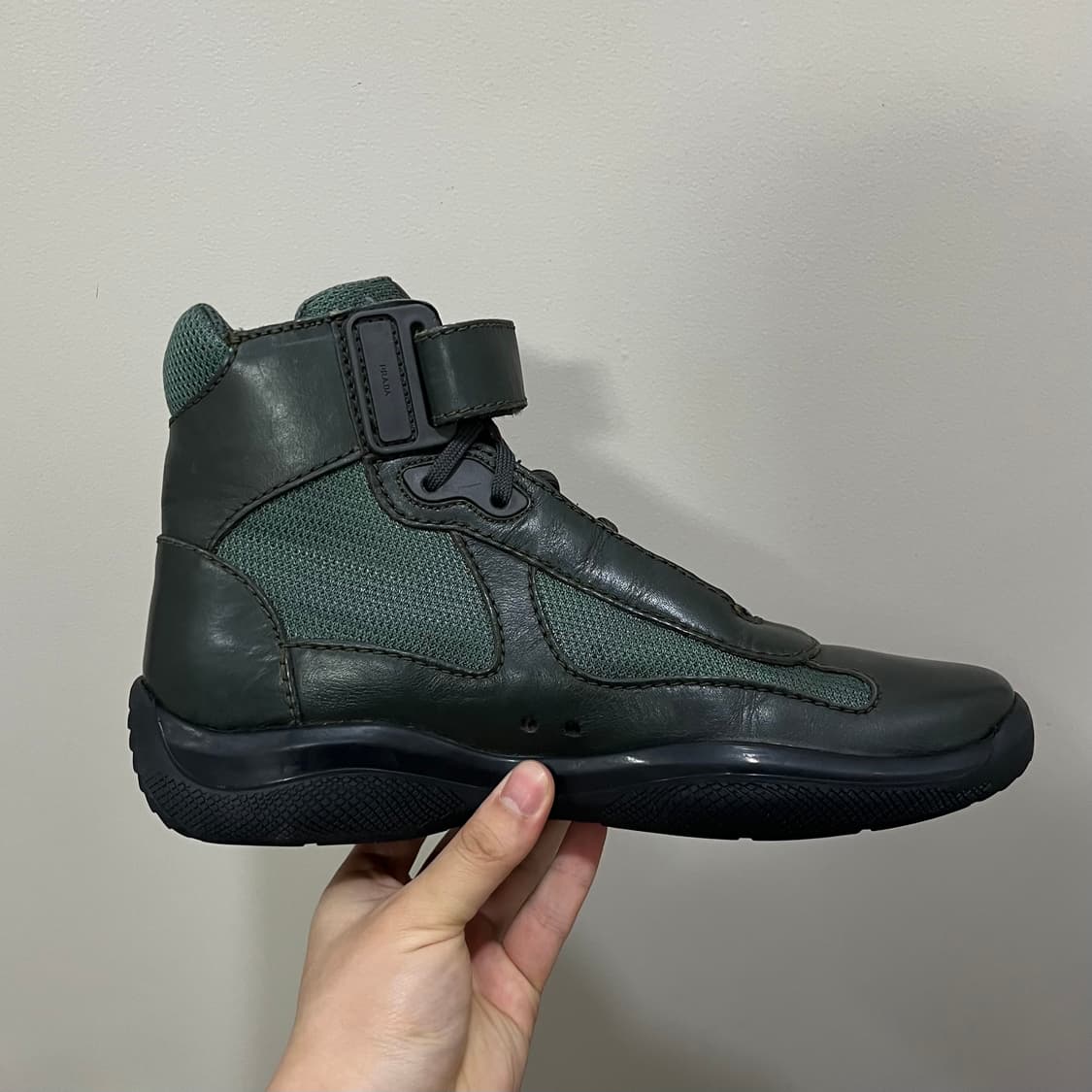 Prada America Cup High Top Sneakers 상품이미지2