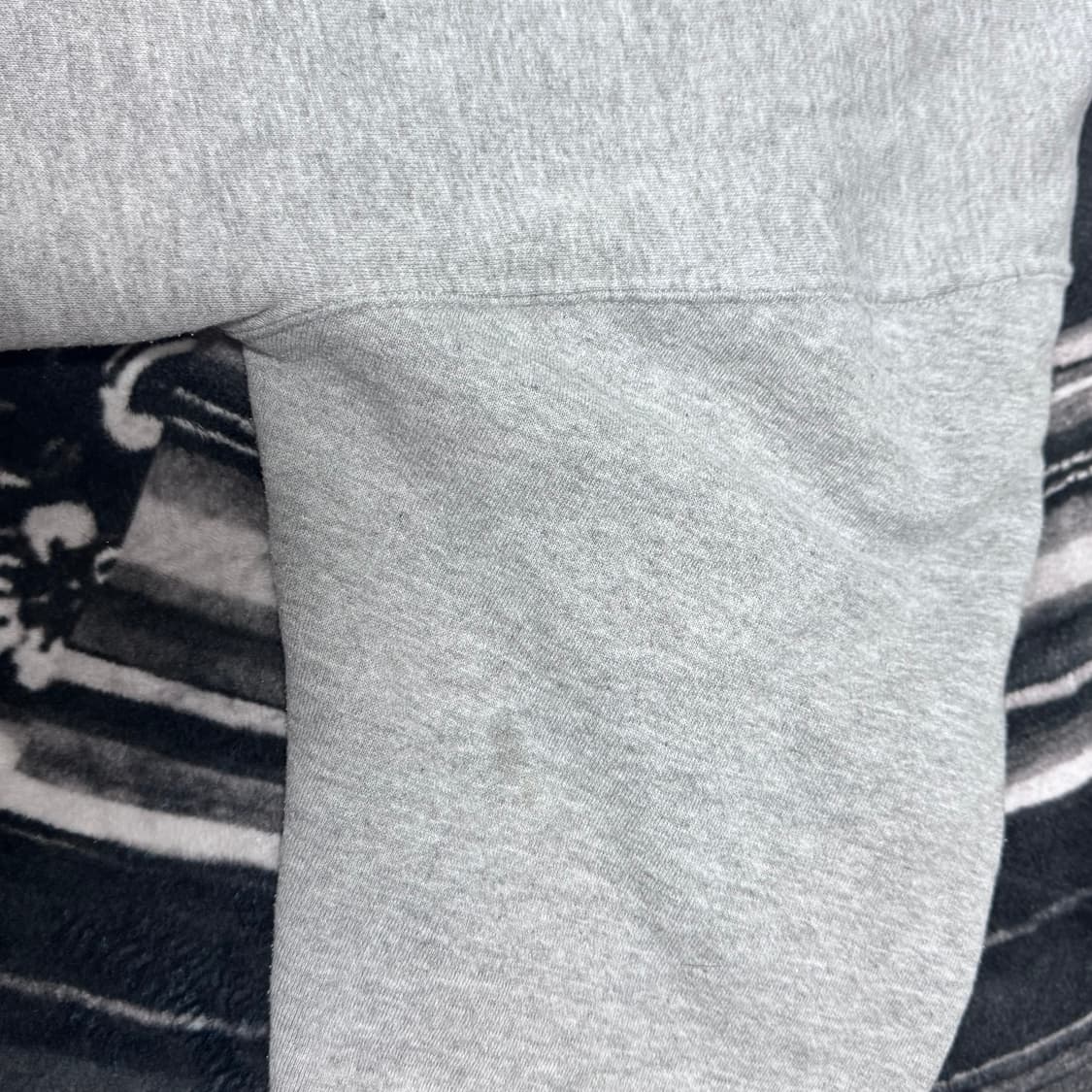 (XL) 90s 빈티지 러셀 애슬레틱 그레이 후드집업 상품이미지5