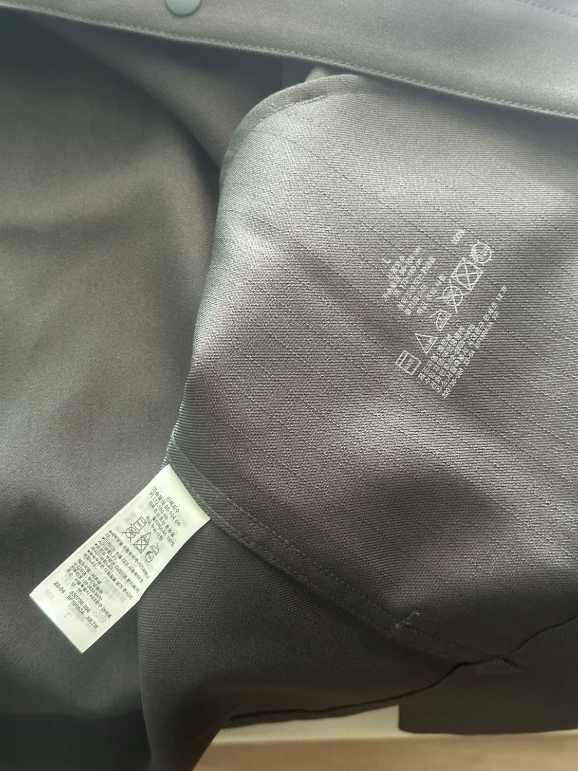 새상품) 엔할리우드 muji 라보 논카라 자켓 상품이미지4