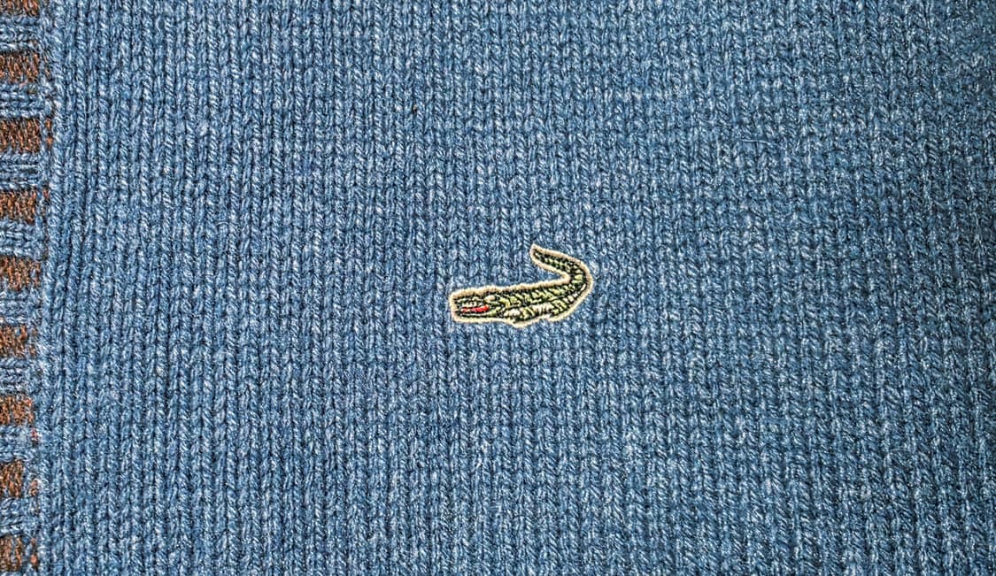 [풀집업/LL] 일본 크로커다일 남성 퀼팅 안감 울 혼방 니트 가디건 상품이미지6