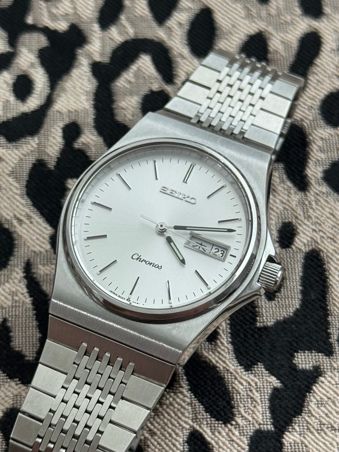 80s 빈티지 세이코 크로노스 쿼츠 상품이미지2