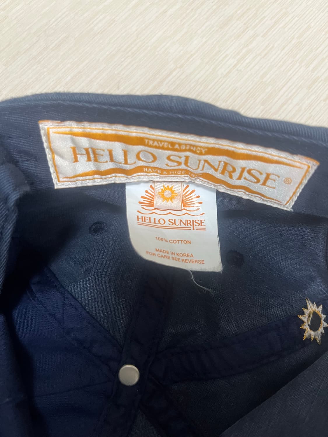 선라이즈 모자 네이비 상품이미지7