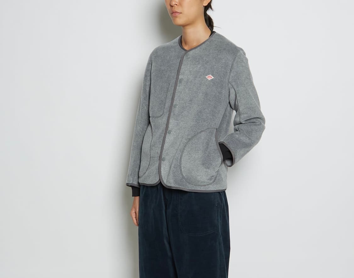 단톤 플리스 가디건 자켓 상품이미지2