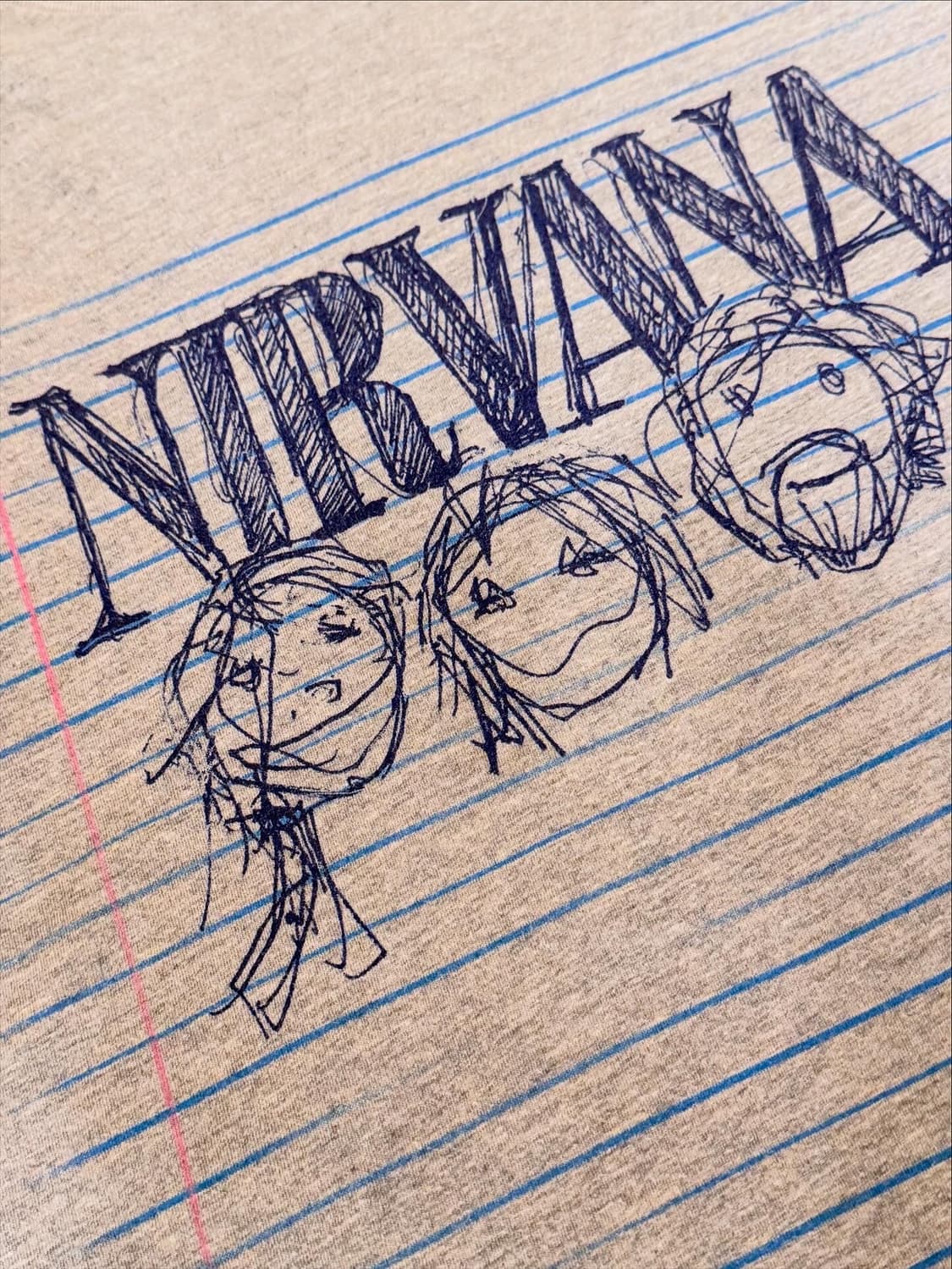 90‘s 너바나 빈티지 밴드티셔츠 상품이미지3