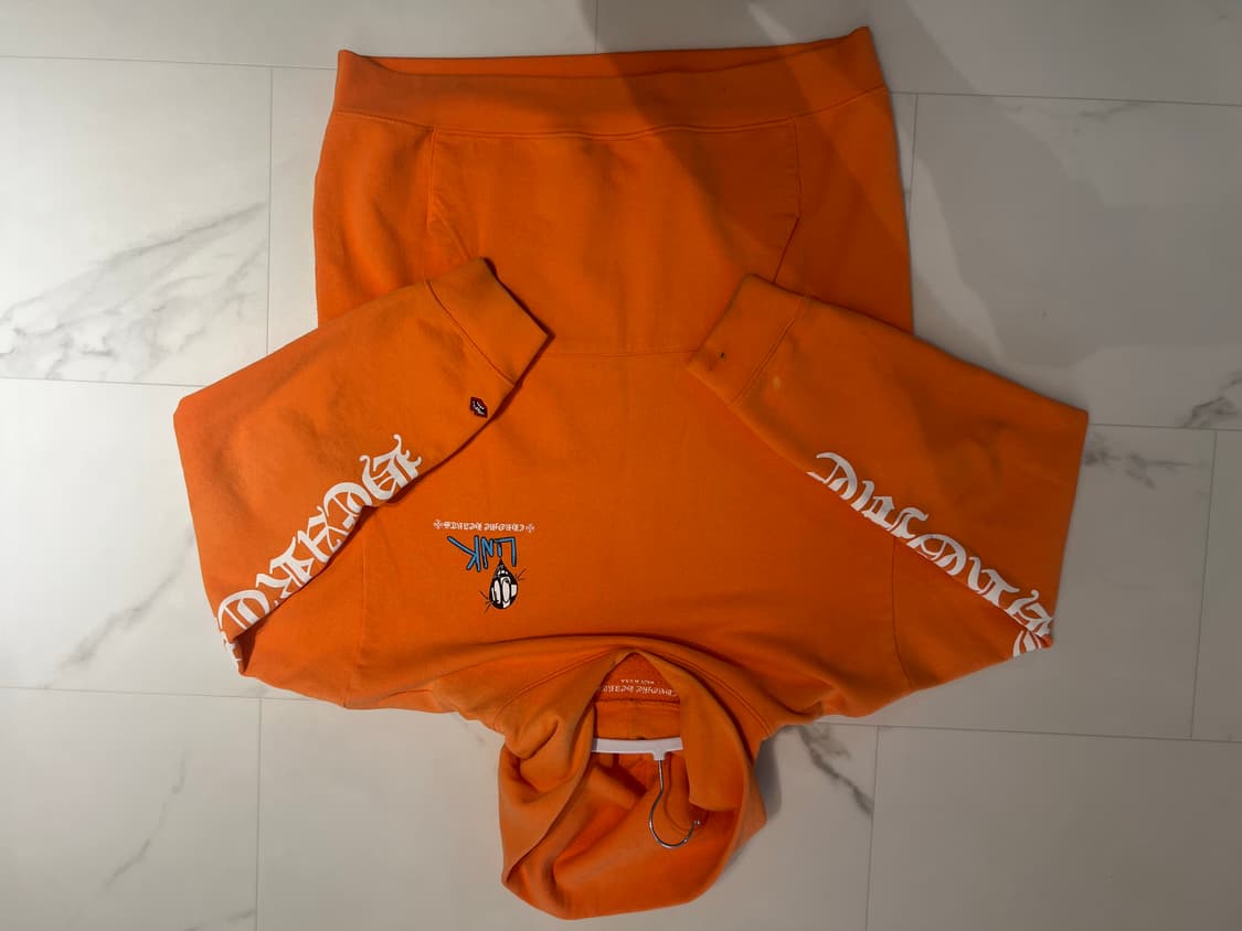 크롬하츠 매티보이 후드스웻 오렌지  xl 상품이미지3