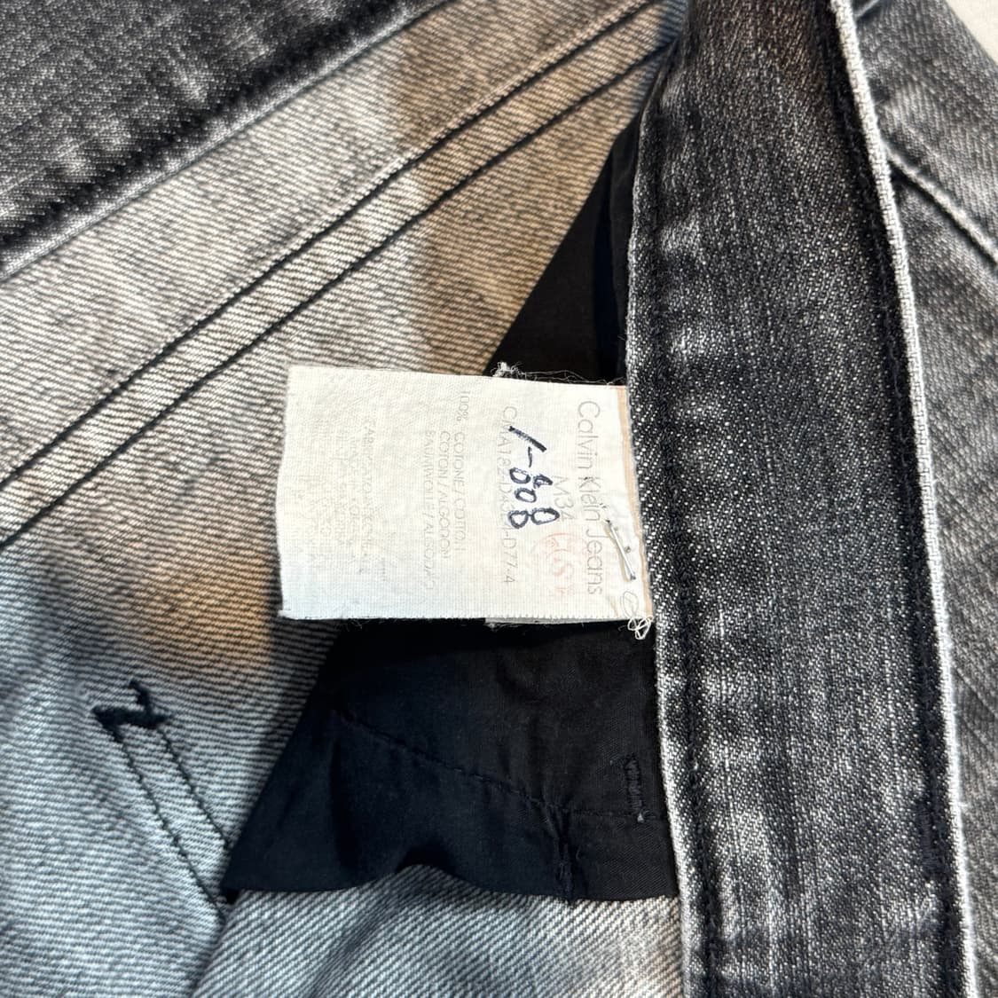 35inch) 캘빈클라인 CK 그레이 데님 청바지 상품이미지8