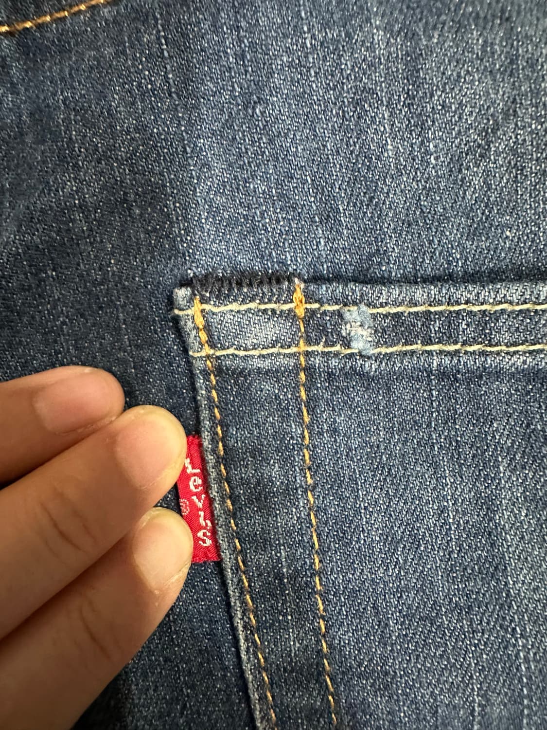 리바이스(LEVIS) 551 레드탭 워싱 데님팬츠 W32 상품이미지5