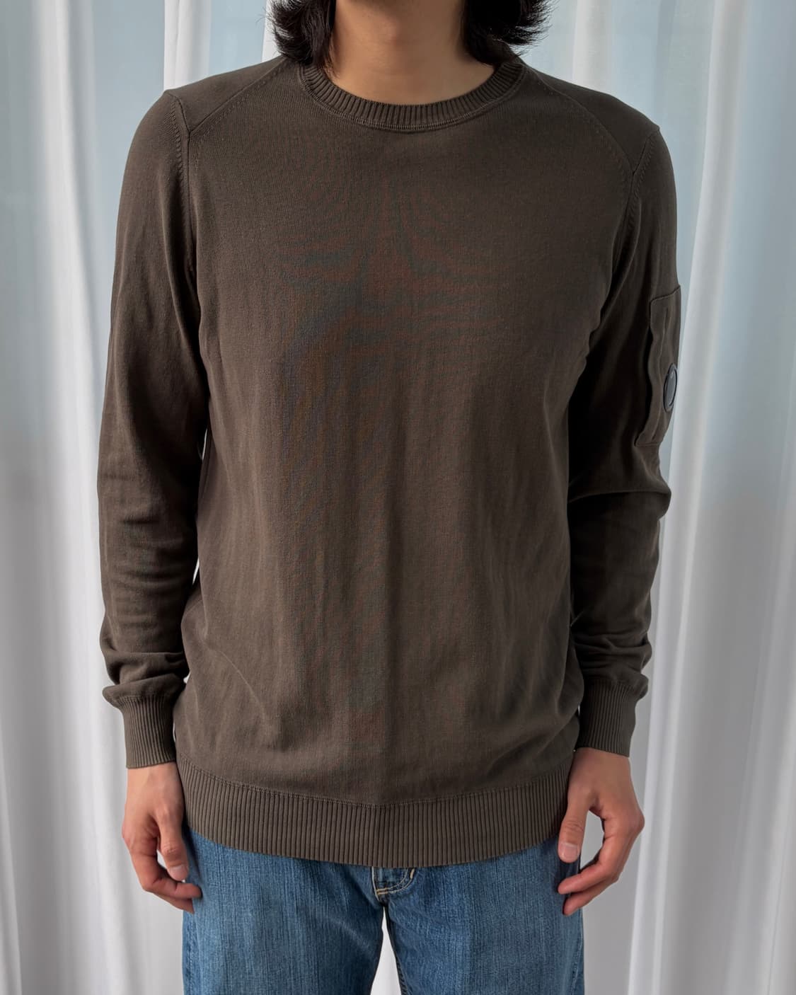 [L]CP컴퍼니 C.P.COMPANY 렌즈 와펜 니트 상품이미지1