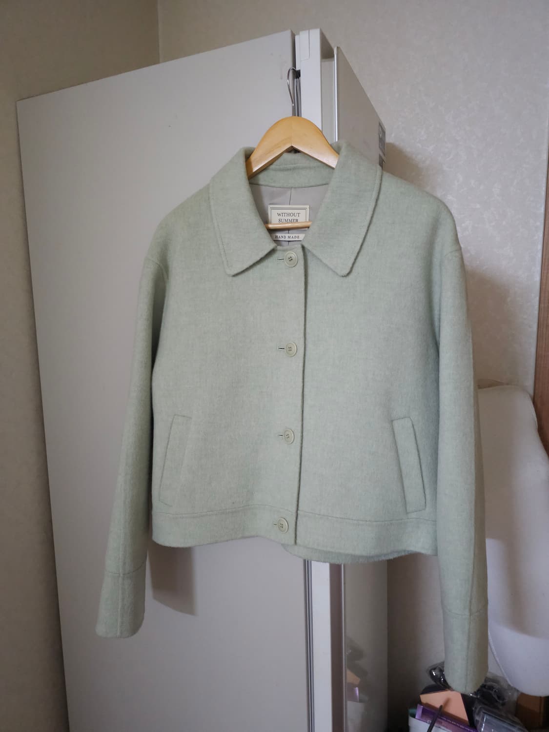 위드아웃썸머 핸드메이드 숏코트 상품이미지1