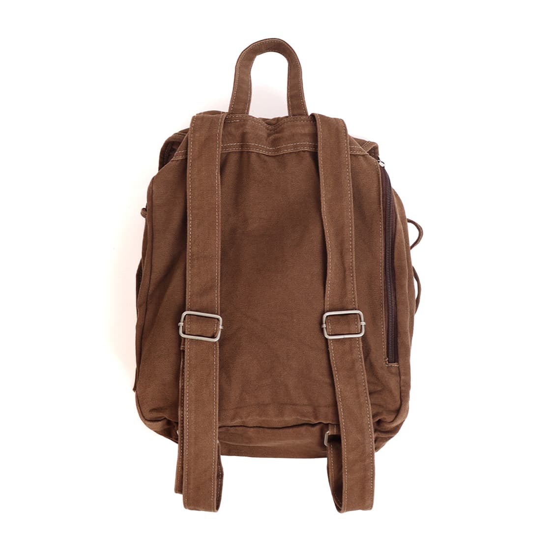 [BAG DES OLIVE] 브라운 캔버스 럭색 상품이미지2