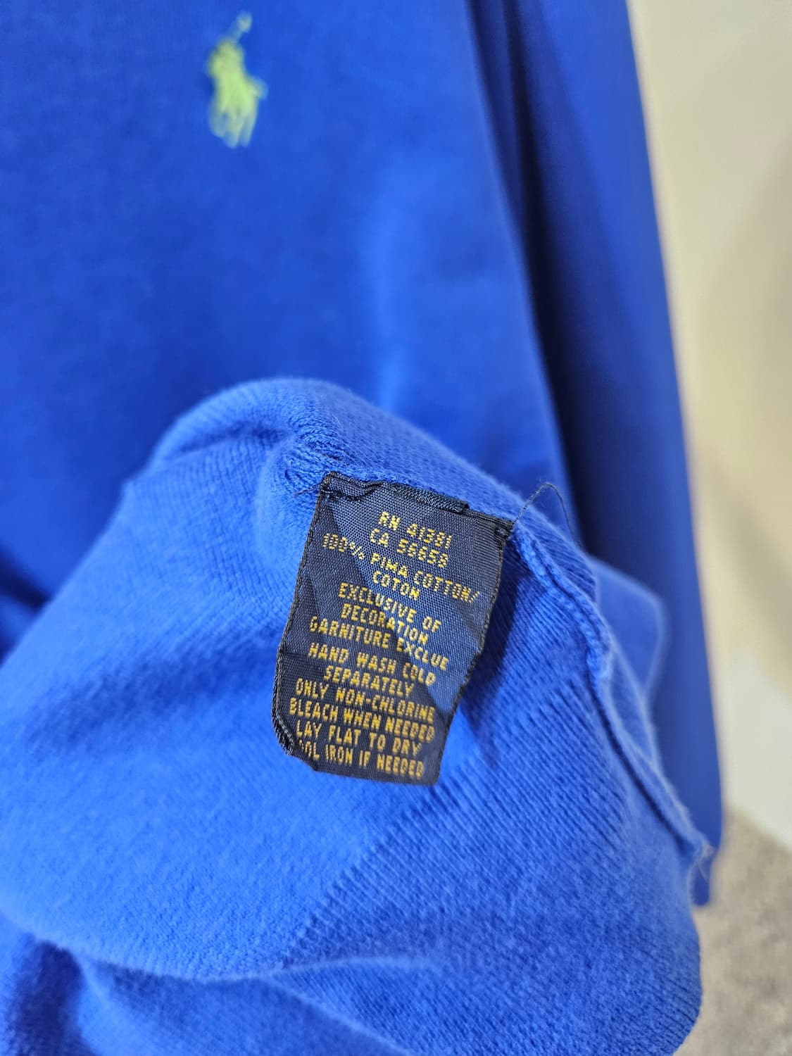 폴로랄프로렌 브이넥 코튼 니트 상품이미지4