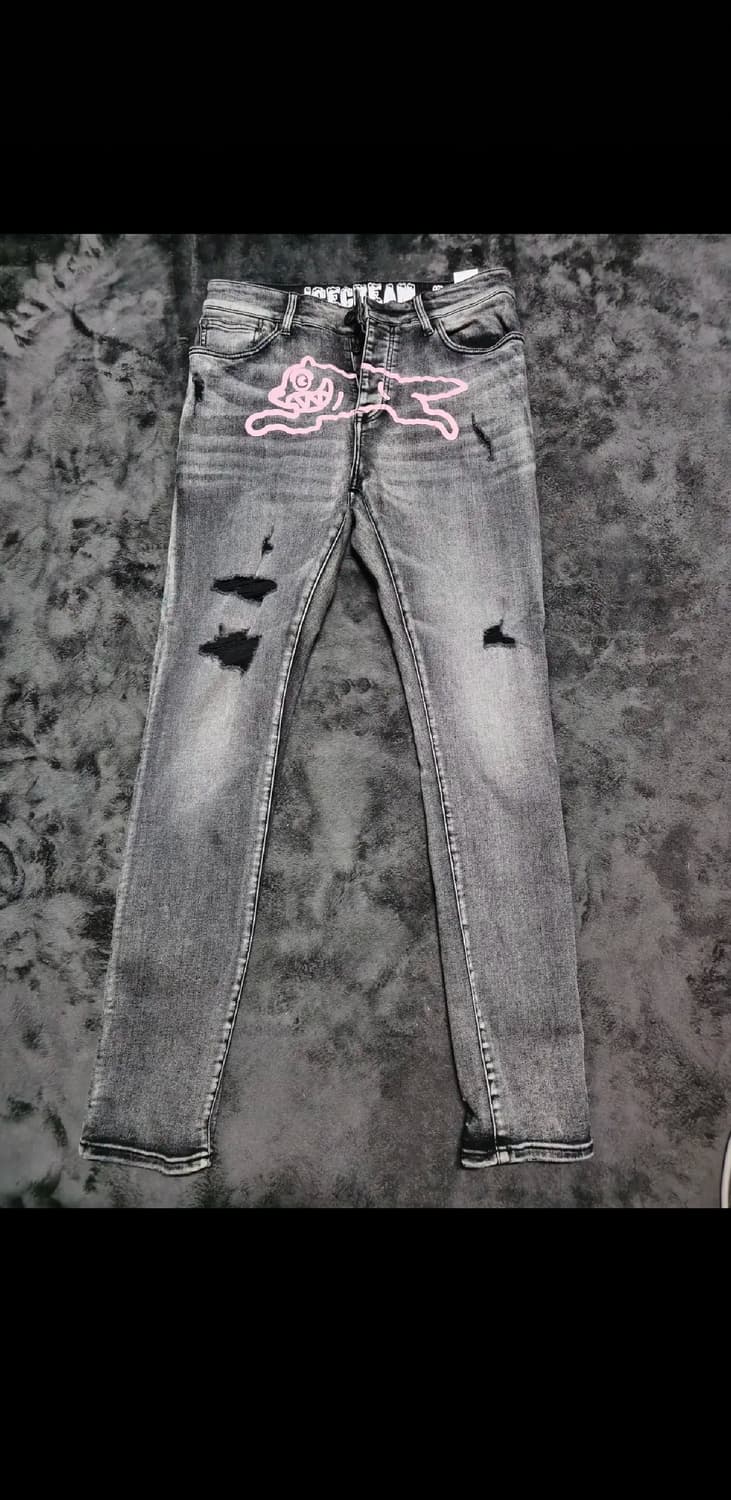 [BBC] 흑청 그레이 스판 데님 상품이미지1