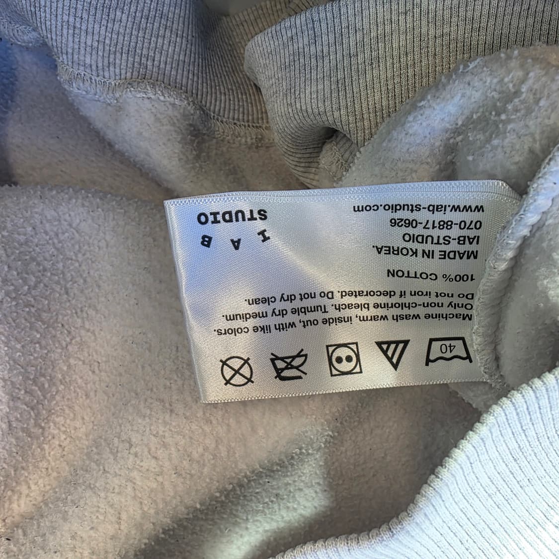 [L]아이앱 스튜디오 후드티 상품이미지5