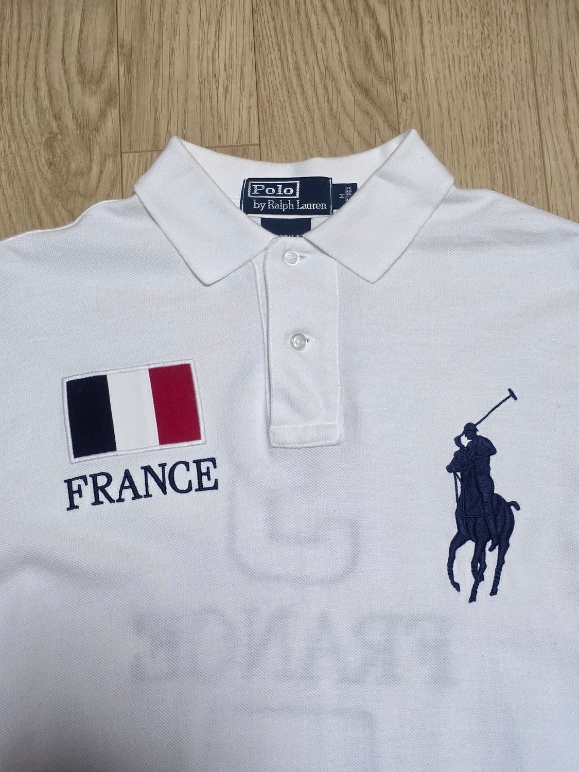 폴로 빅포니 프랑스 치프키프 화이트 긴팔 카라티 M 상품이미지3