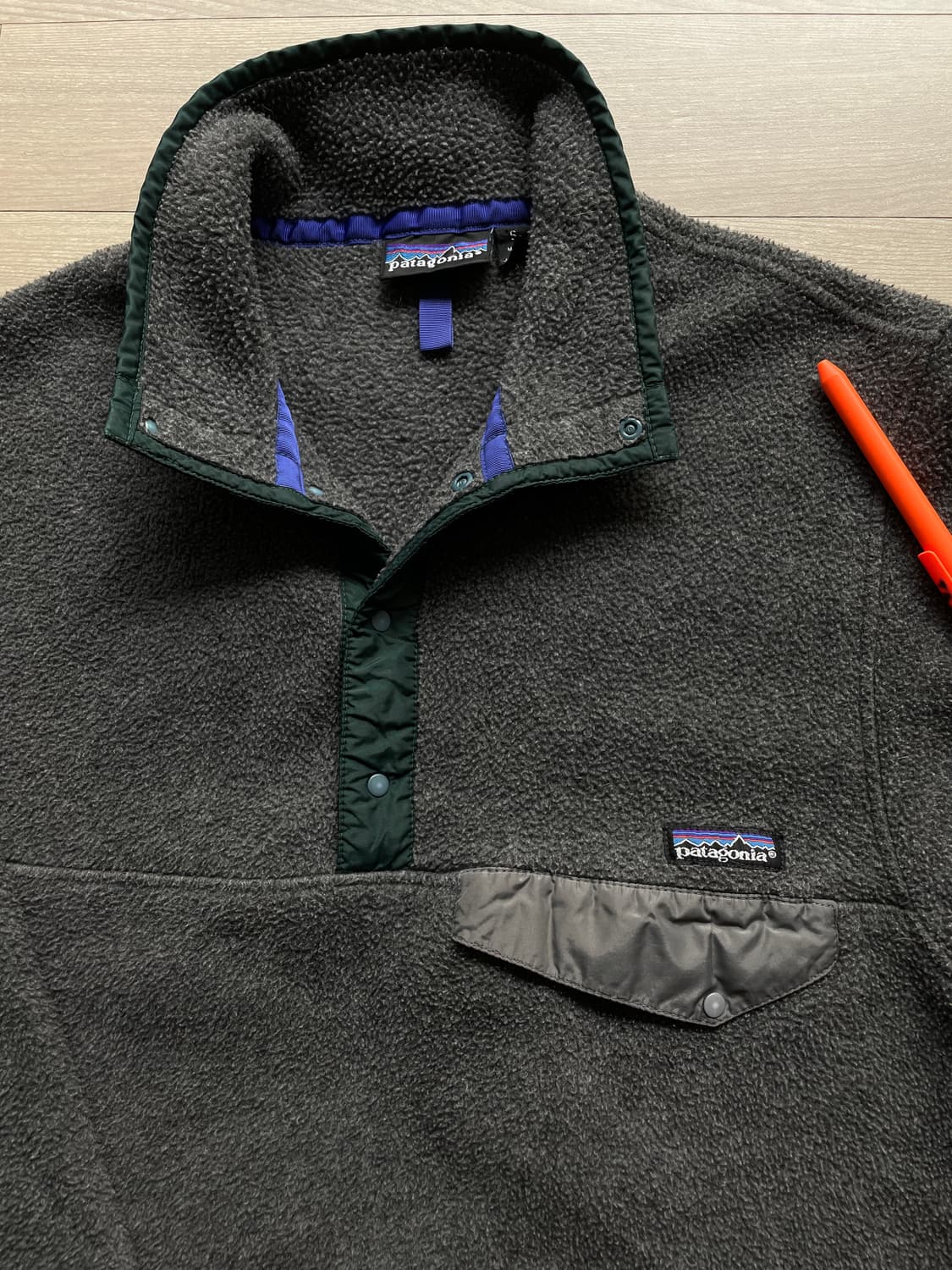 90s 파타고니아 신칠라 그레이 그린 patagonia 상품이미지4
