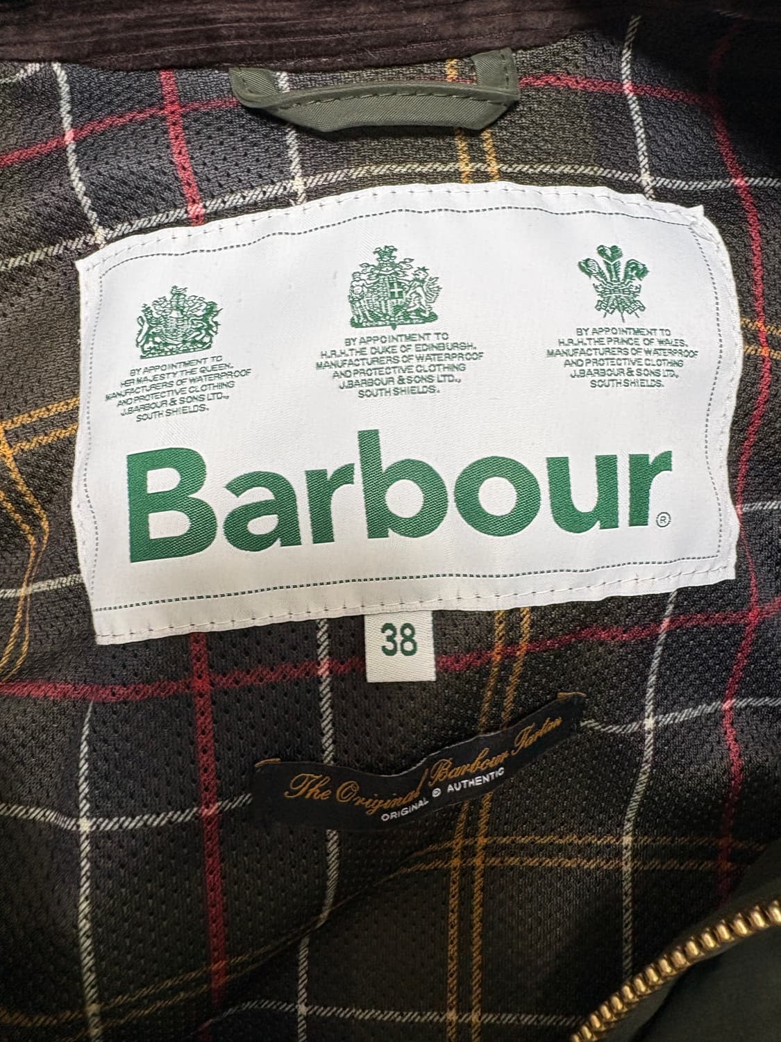 바버 트랜스포트 자켓 논왁스 자켓 올리브 38(105) 상품이미지4