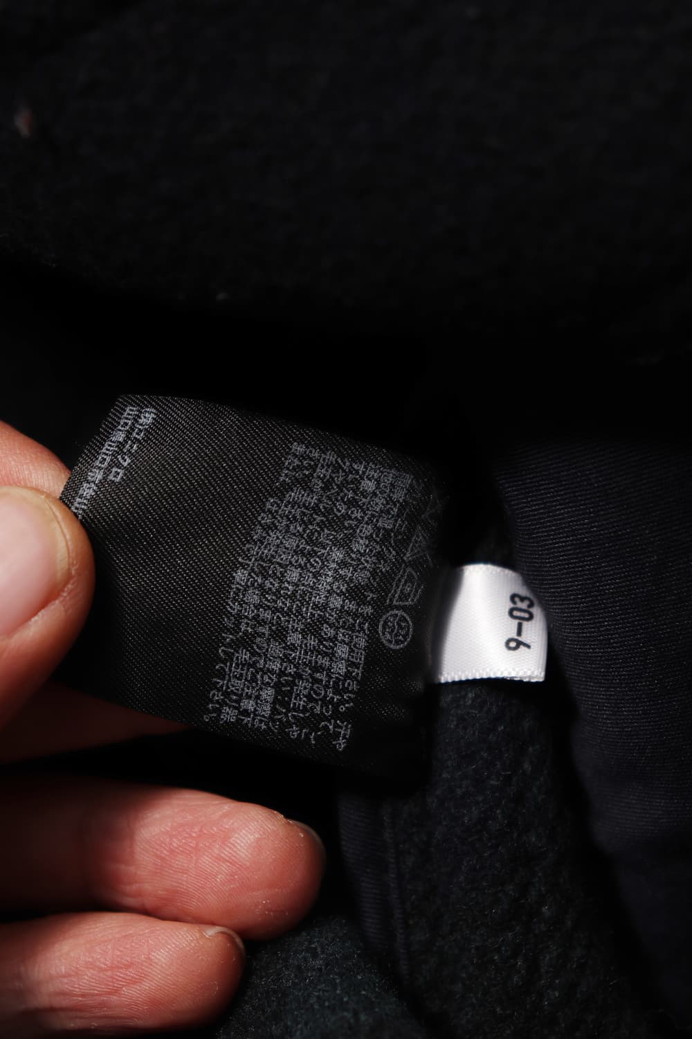 UNIQLO 다크 네이비 더플 떡볶이 코트 women L 상품이미지8