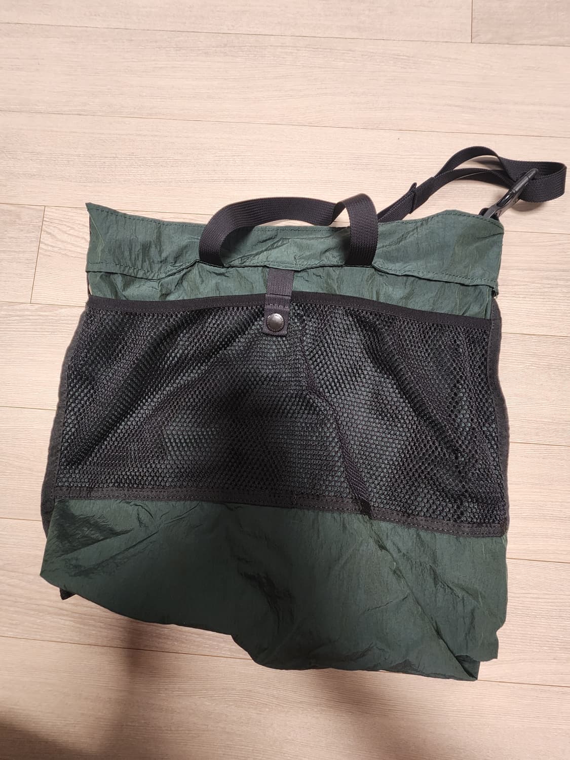 Ends and means 엔즈앤드민즈 패커블 숄더백 우즈그린  상품이미지5