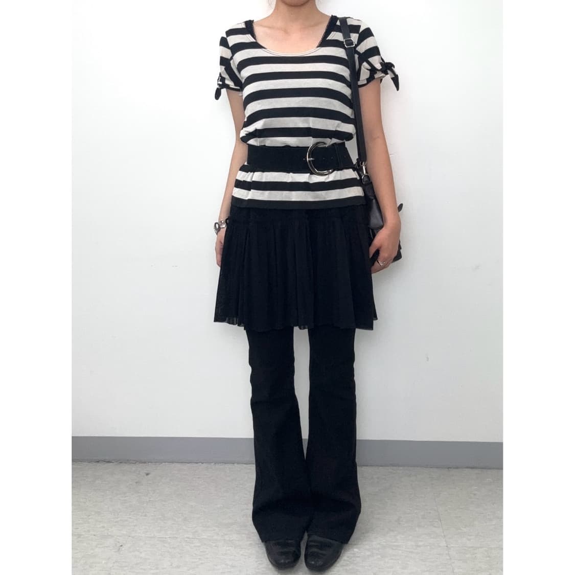 빈티지 스트라이프 블라우스 상품이미지2