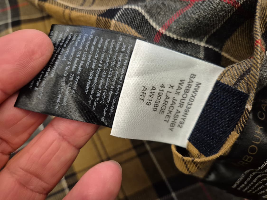 바버 애쉬비 왁스드 자켓 상품이미지9