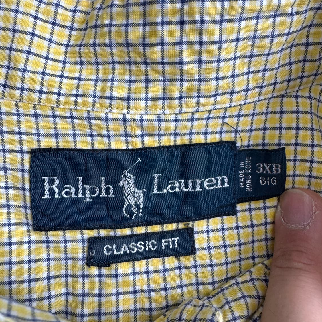 폴로 포니 빅사이즈 스트라이프 반팔 셔츠 상품이미지4