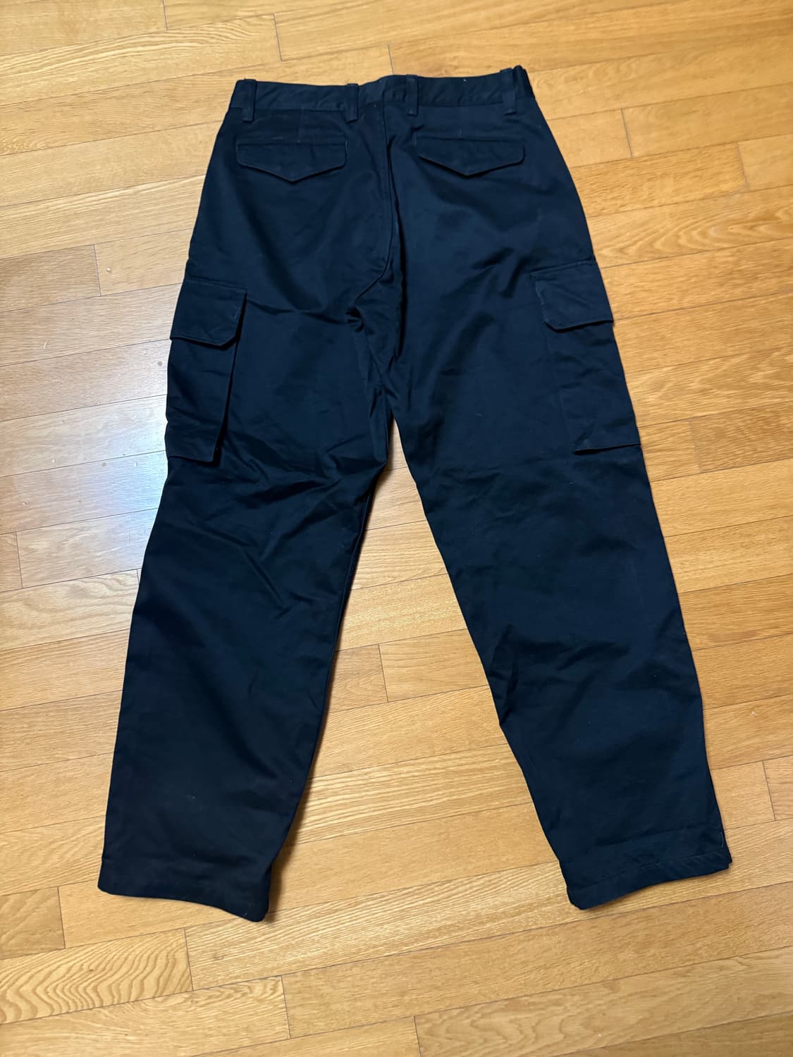 인디고필드 스키마 블랙 카고팬츠 상품이미지2