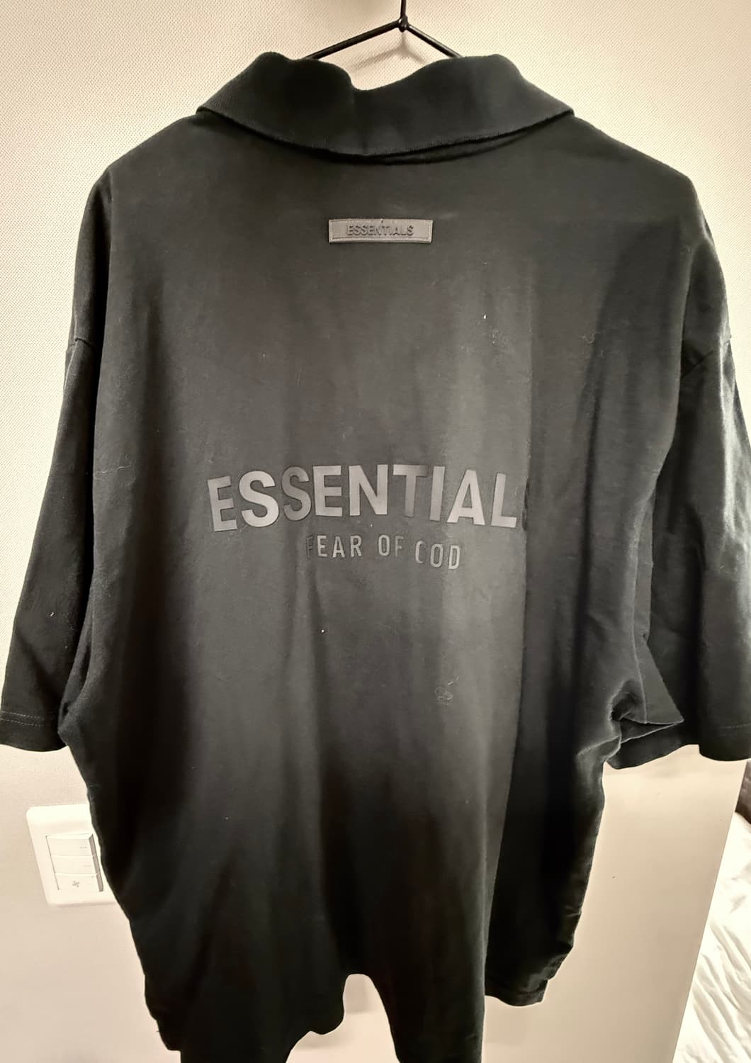 [XL] 에센셜 블랙 카라 반팔티 상품이미지2