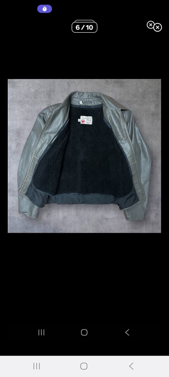 80s The Leather Shop 아르헨티나 가죽자켓 상품이미지6