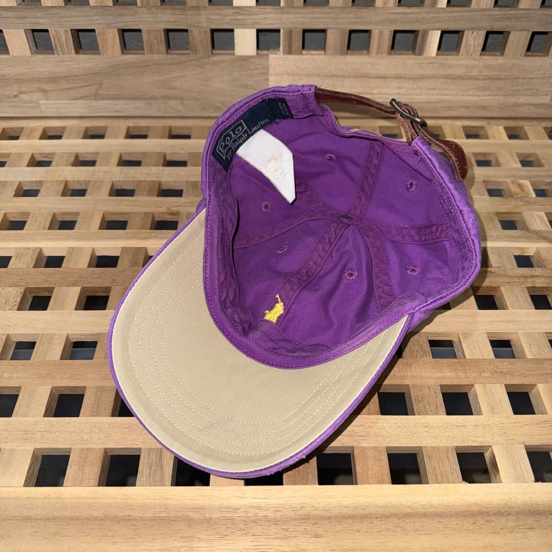 폴로 레더스트랩 퍼플 캡 상품이미지5