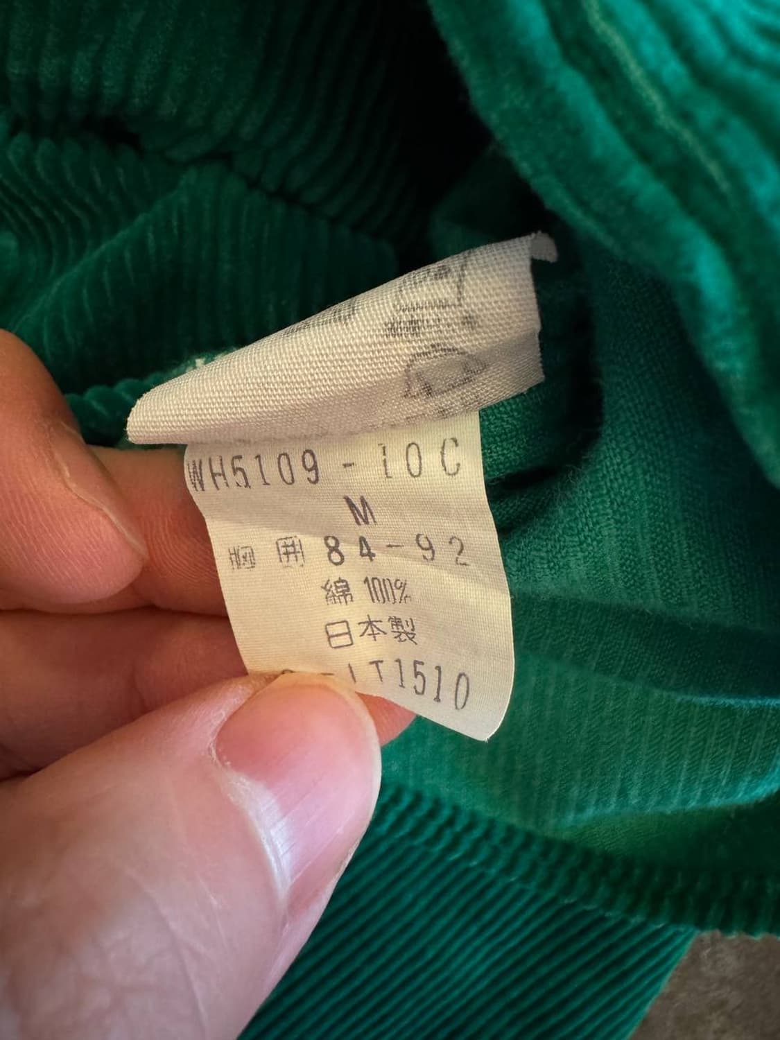 Vintage corduroy shirts green 상품이미지5