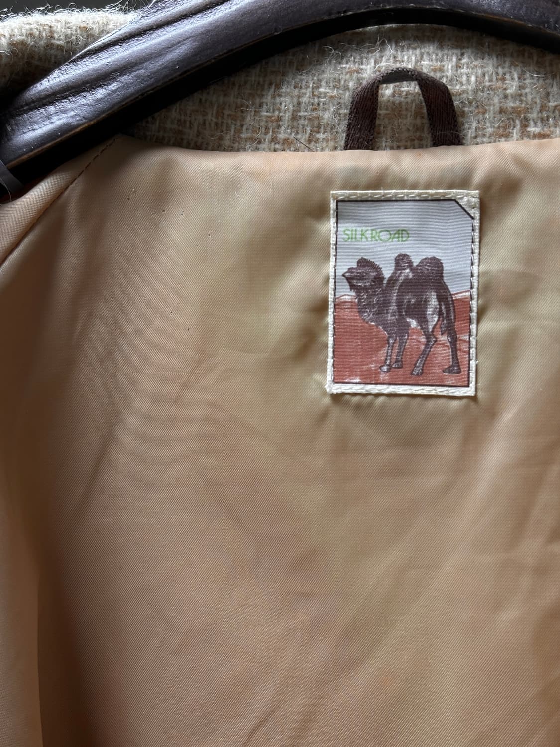 Silk road 베이지 울자켓 상품이미지7