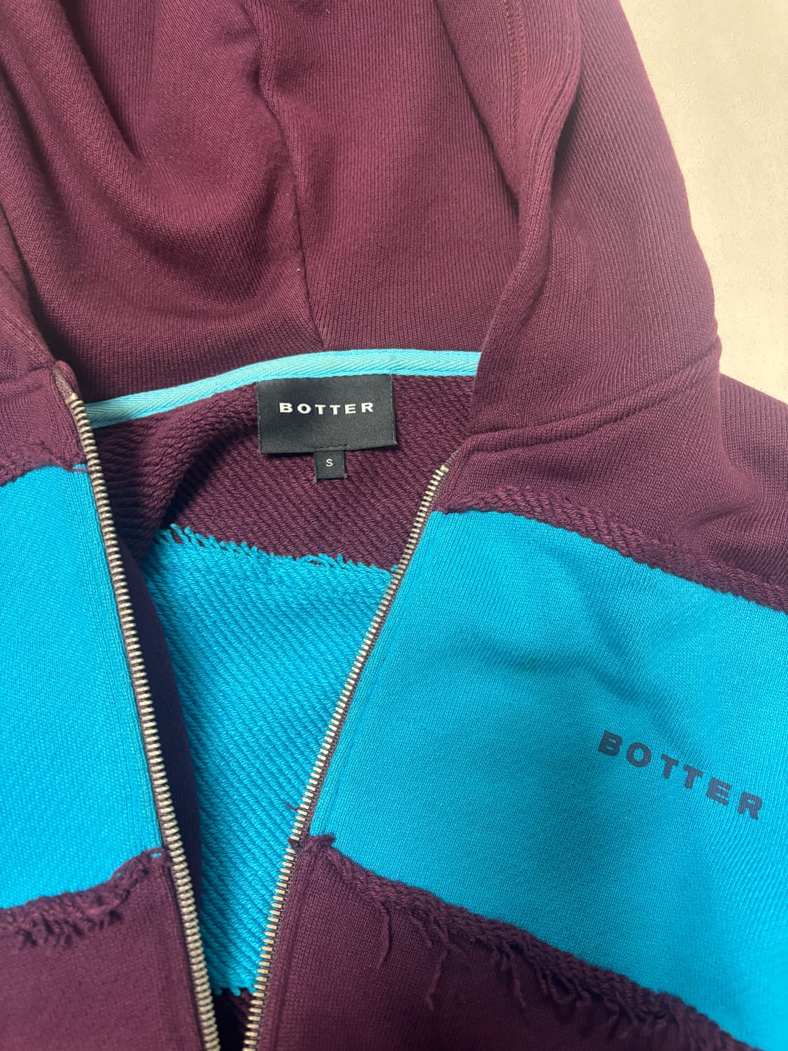 BOTTER 로고 스트라이프 후드 집업 상품이미지4