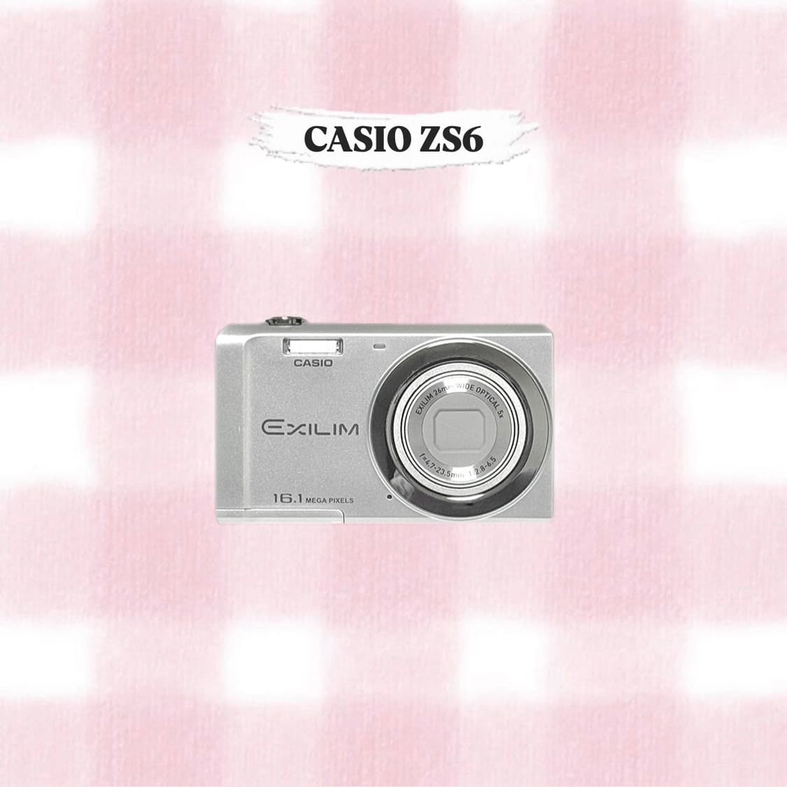 카시오 엑슬림 ZS6 / Z28 실버 빈티지디카 상품이미지1
