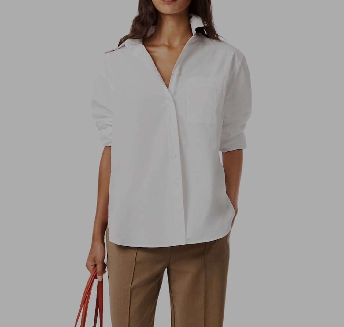 라코스테 오버핏 셔츠 S _ 여성 상품이미지1