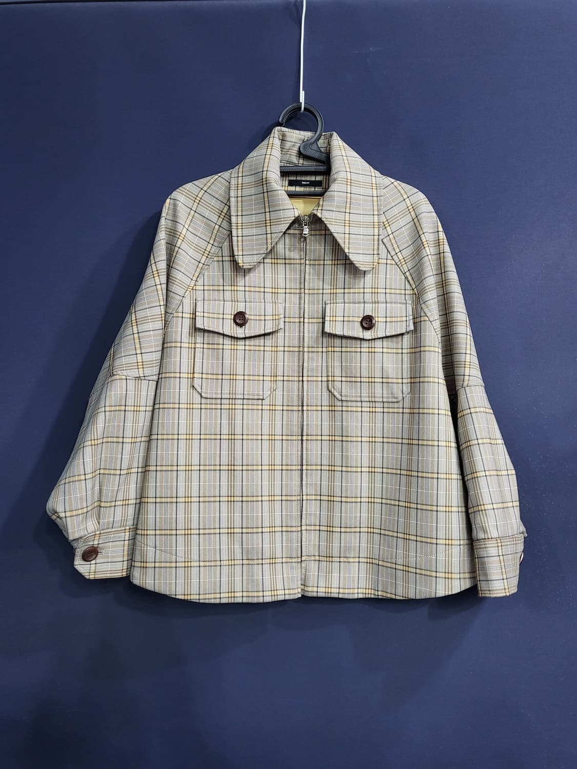 체크 오버핏 자켓 상품이미지1