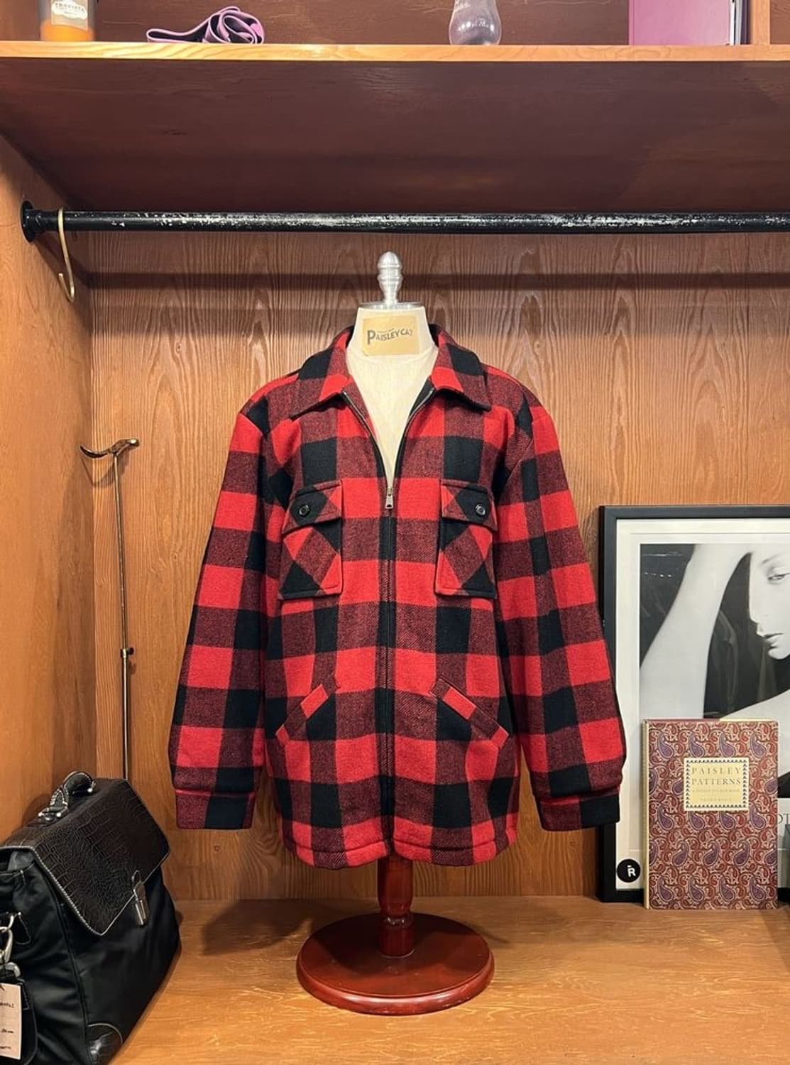 오시코시 버팔로 체크 헌팅자켓 상품이미지1