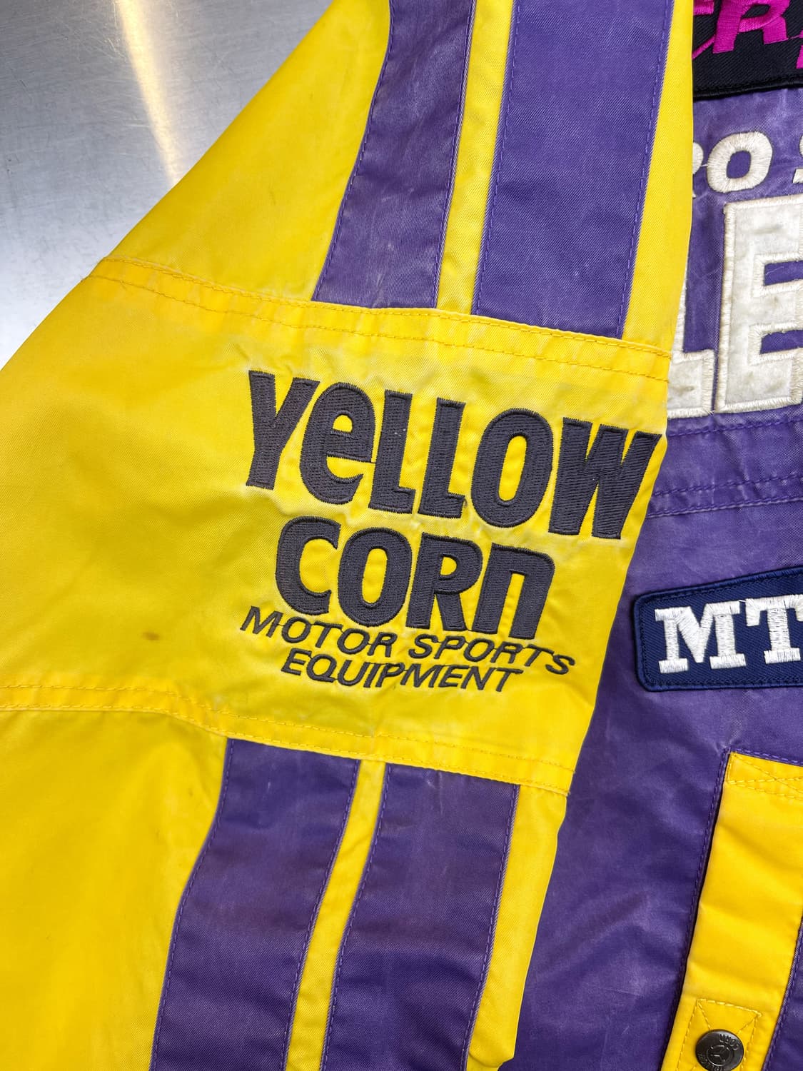 옐로우콘 90s B.R.P 모터사이클 레이싱 자켓 상품이미지7