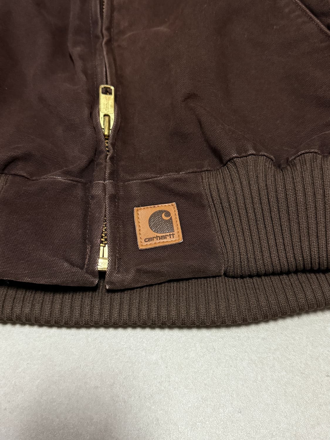 소매상태좋음)칼하트 j14 산타페 싼타페 00‘s 자켓 dkb 다크브라운 상품이미지6