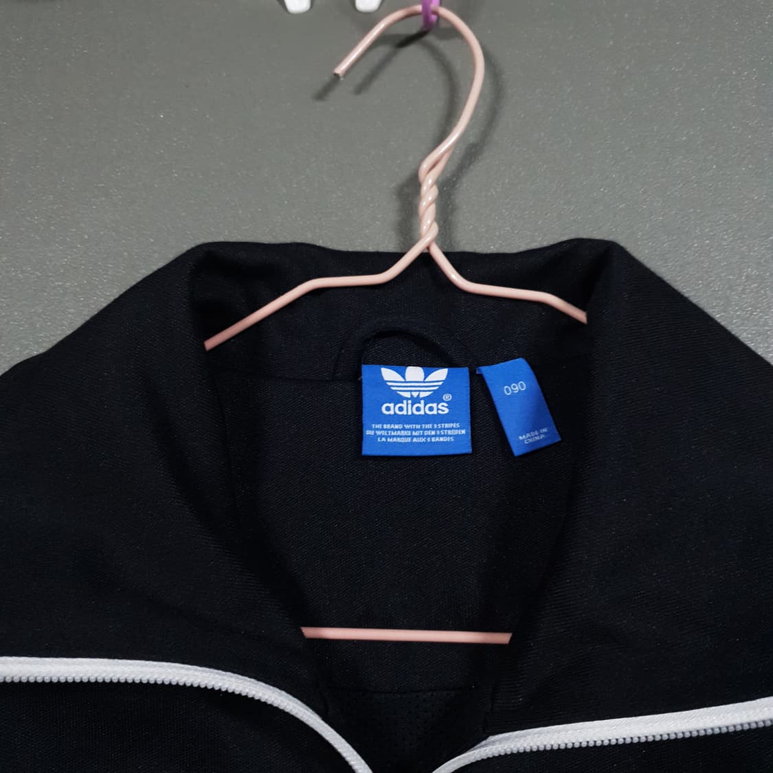[S] 아디다스 유로파 파이어버드 트랙탑 져지 자켓 벨벳 블랙 희귀 상품이미지6