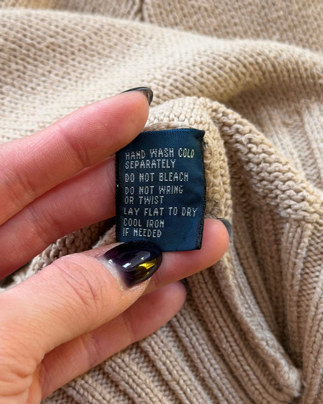 Polo 폴로 랄프로렌 베이지컬러 코튼 라운드넥 니트 상품이미지5