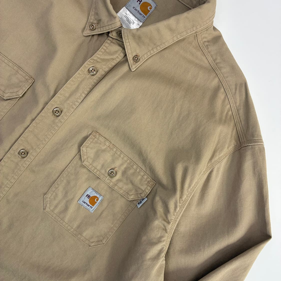 Carhartt FR 90's 칼하트 FR 베이지 워크 셔츠 상품이미지3