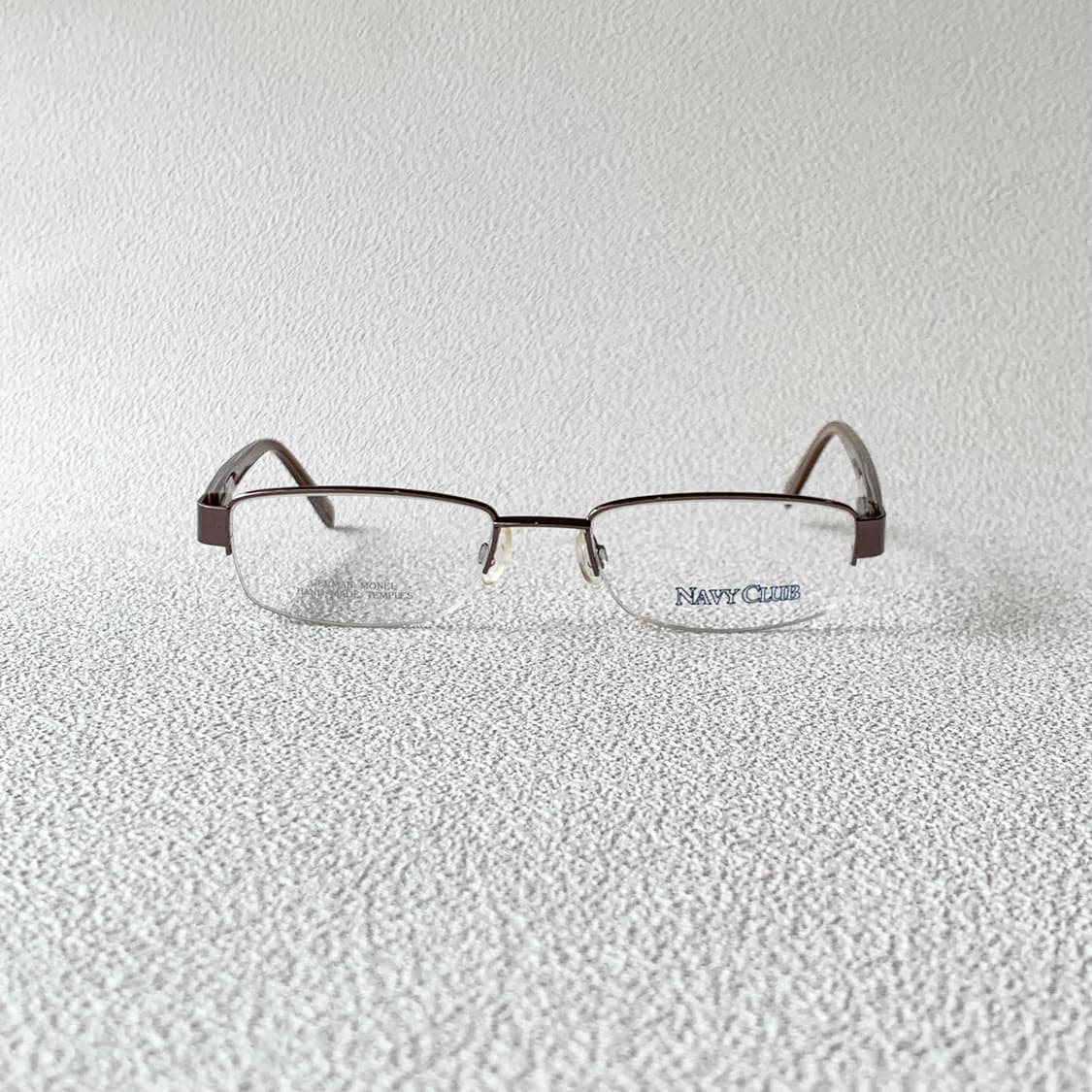 848 데드스탁 빈티지안경 반무테 스퀘어 오벌 프레임 픽키 상품이미지6