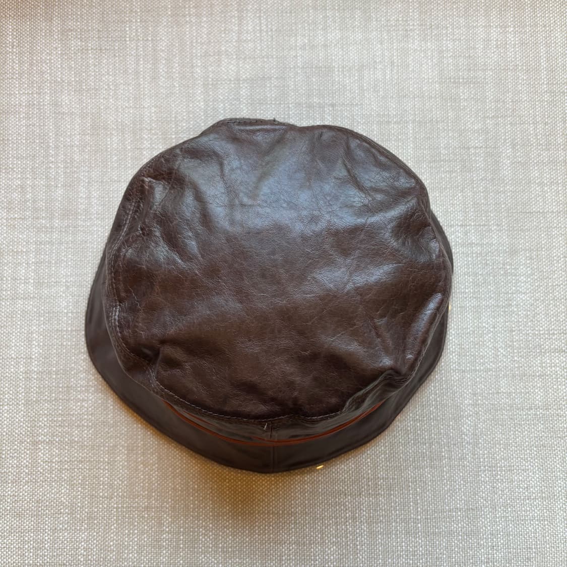 코치 리얼레더 딥 브리운 버킷햇  상품이미지5