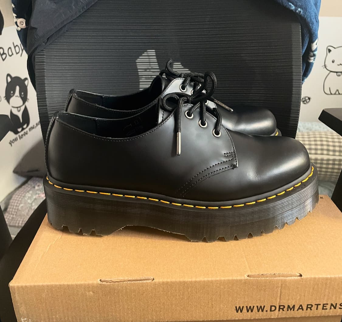 닥터마틴 1461 쿼드 블랙 (280) 판매 합니다! 상품이미지3