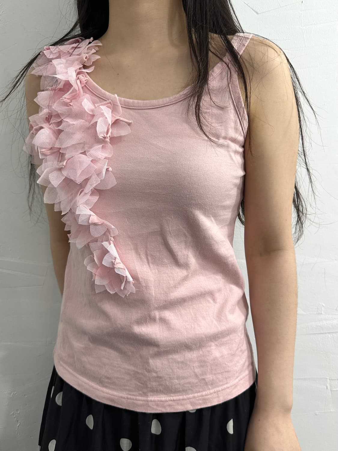 image pink design sleeveless 상품이미지2