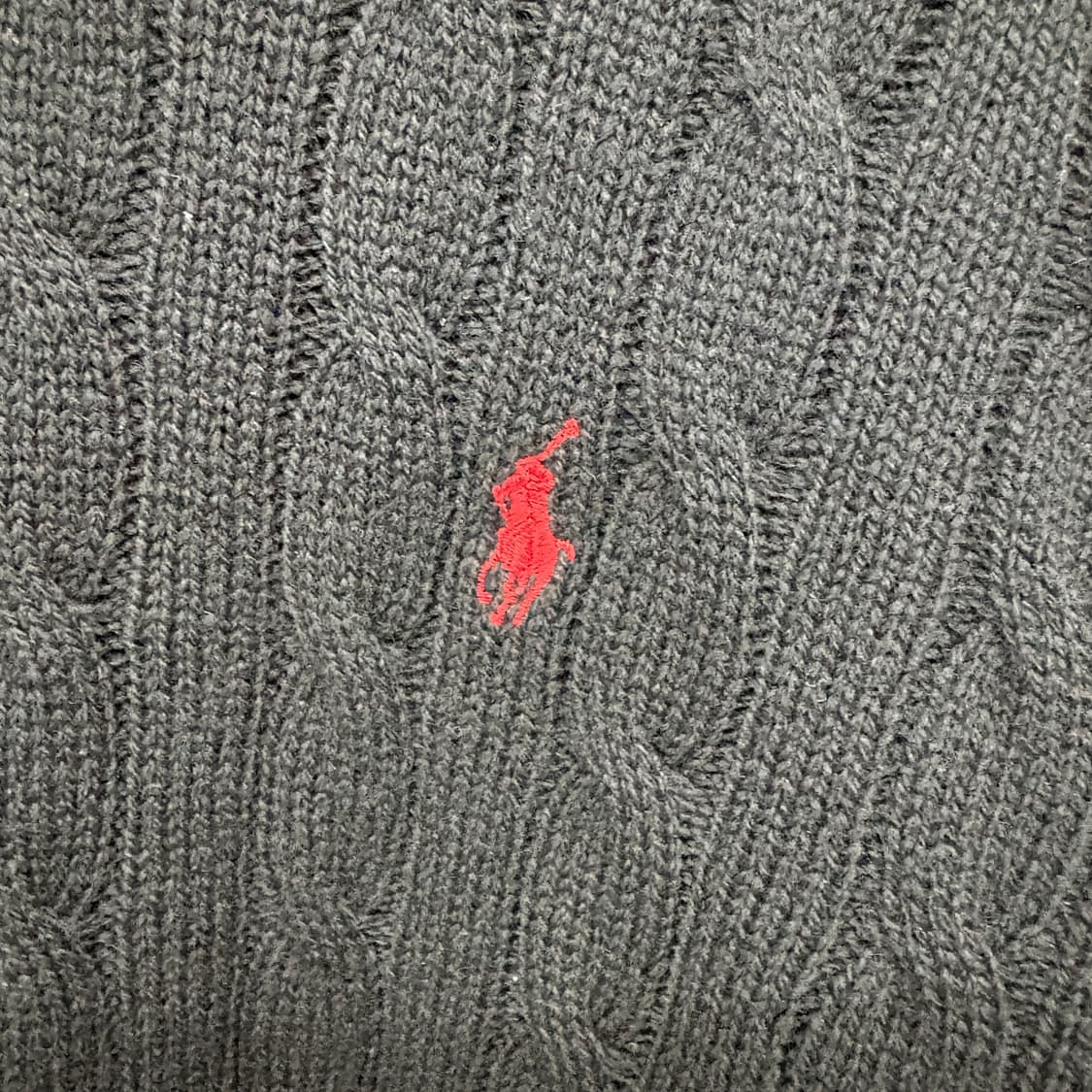 폴로 랄프로렌 블랙 꽈배기 니트 여성 S 상품이미지3