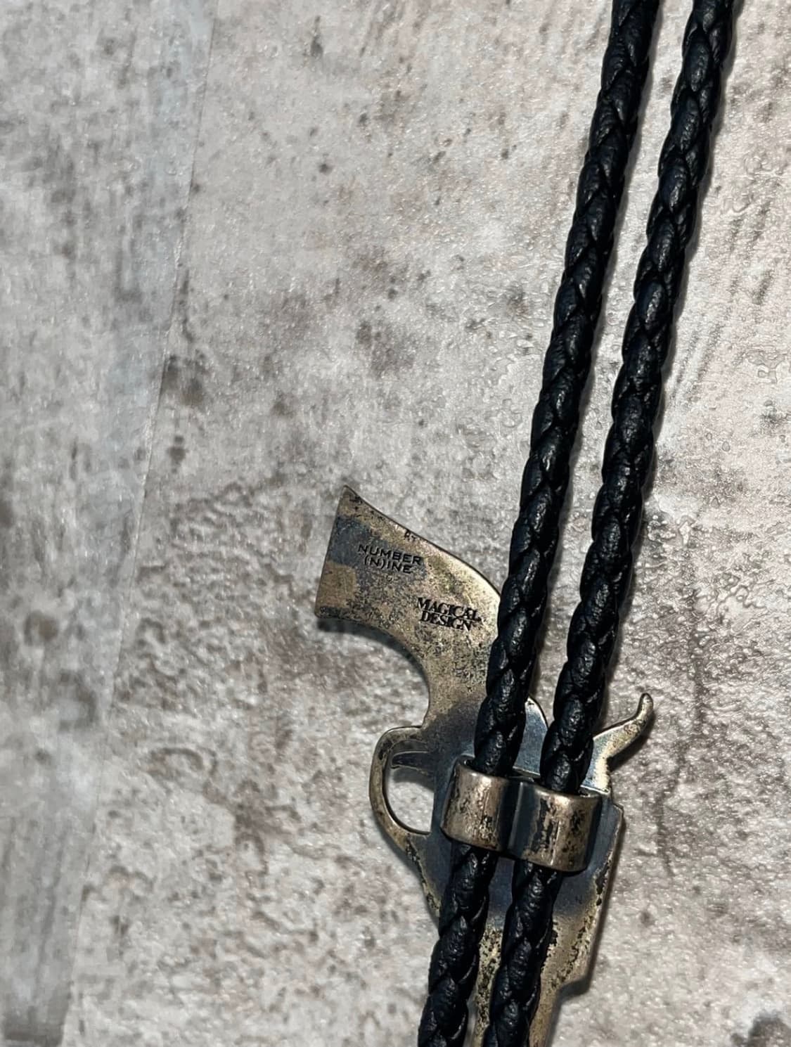 넘버나인 2007AW "Gun Bullet Bolo Tie" 상품이미지6