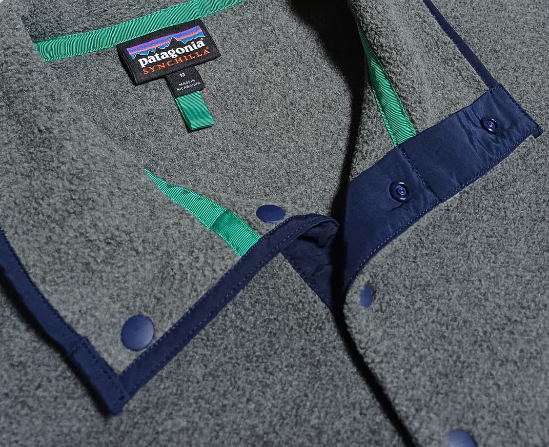 🇳🇮 [M] 파타고니아 신칠라 스냅티 - 니켈 / 네이비 블루 상품이미지7
